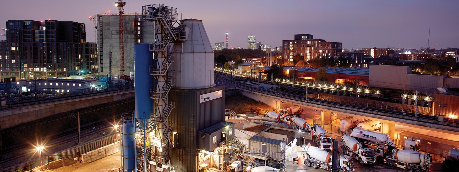 King's Cross concrete plant and cement depot. 