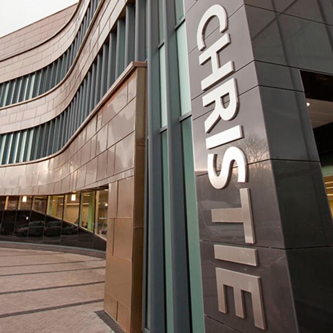 The Christie hospital in Manchester. 